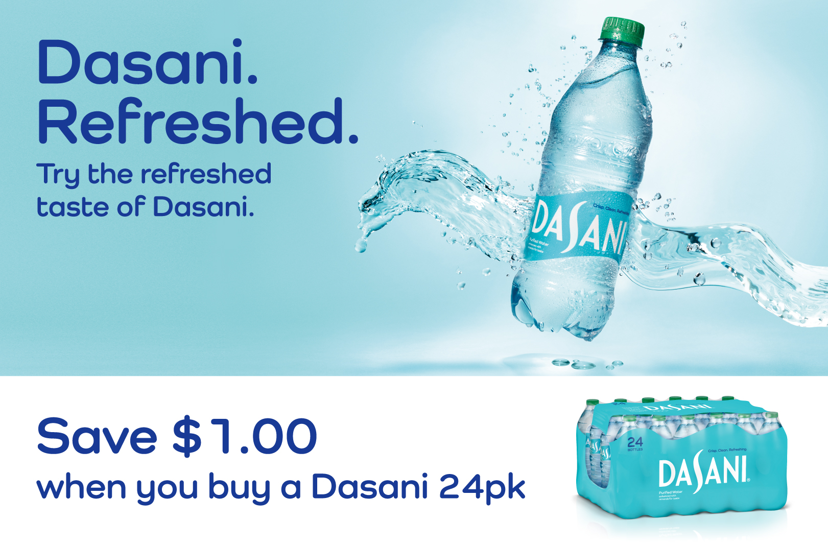 Dasani. Rebranded.