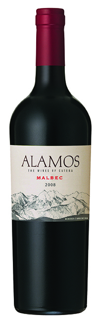 A bottle of Alamos Malbec (750ml)