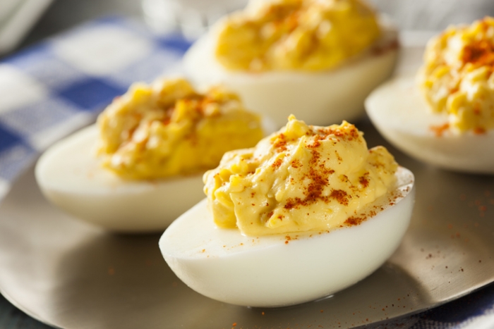 Deviled Eggs on a Platter