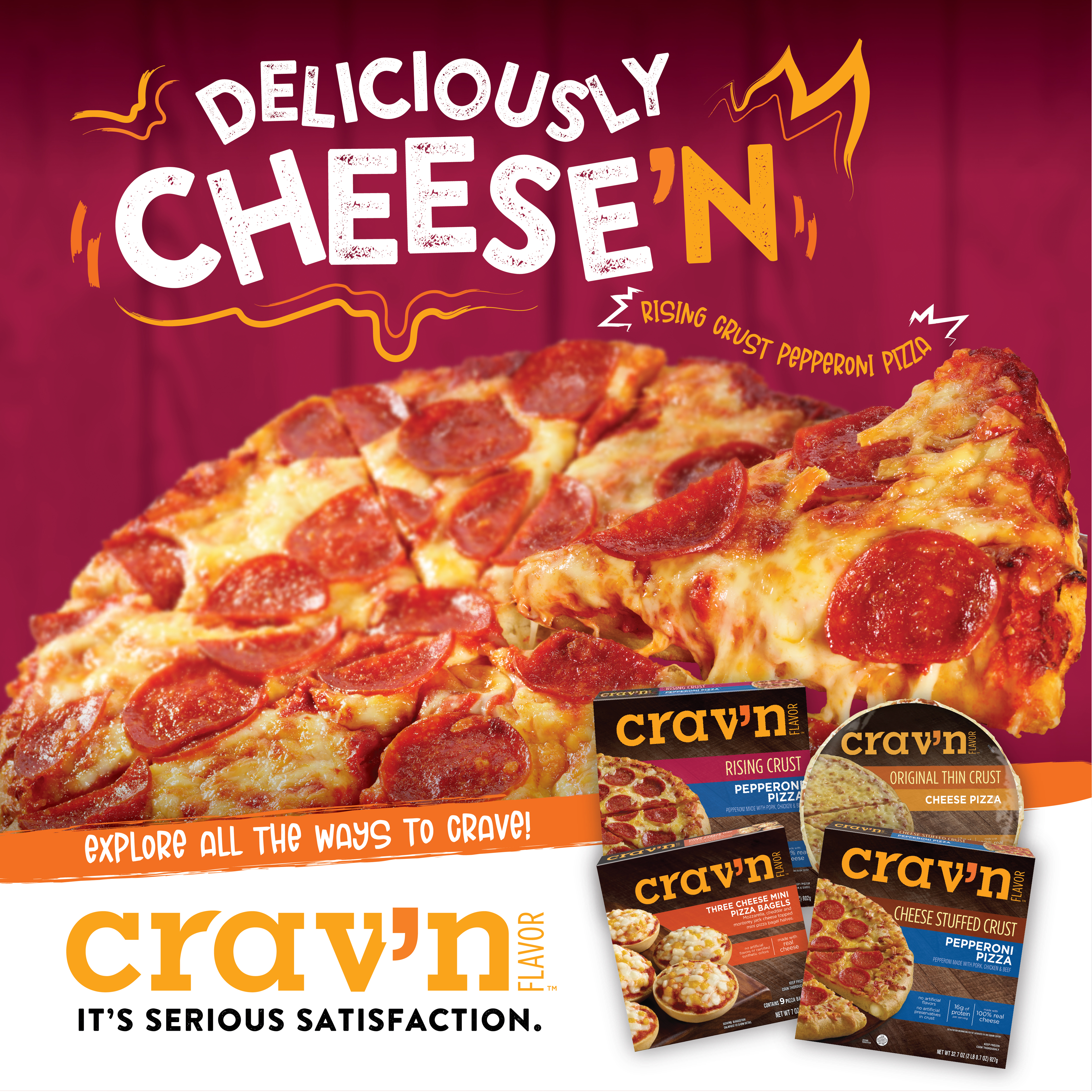 Crav'n Flavor Pizzas