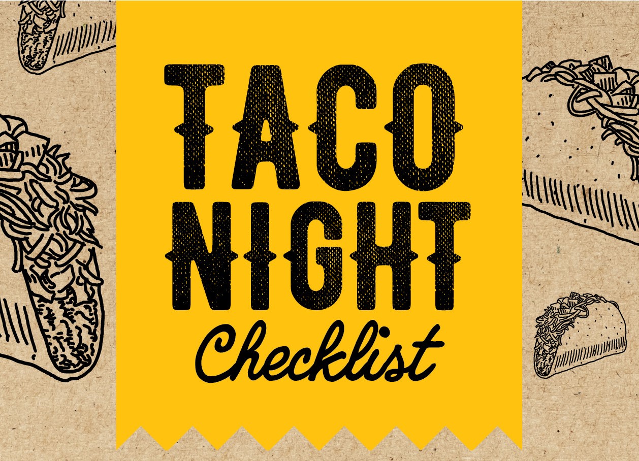 Taco Night Checklist