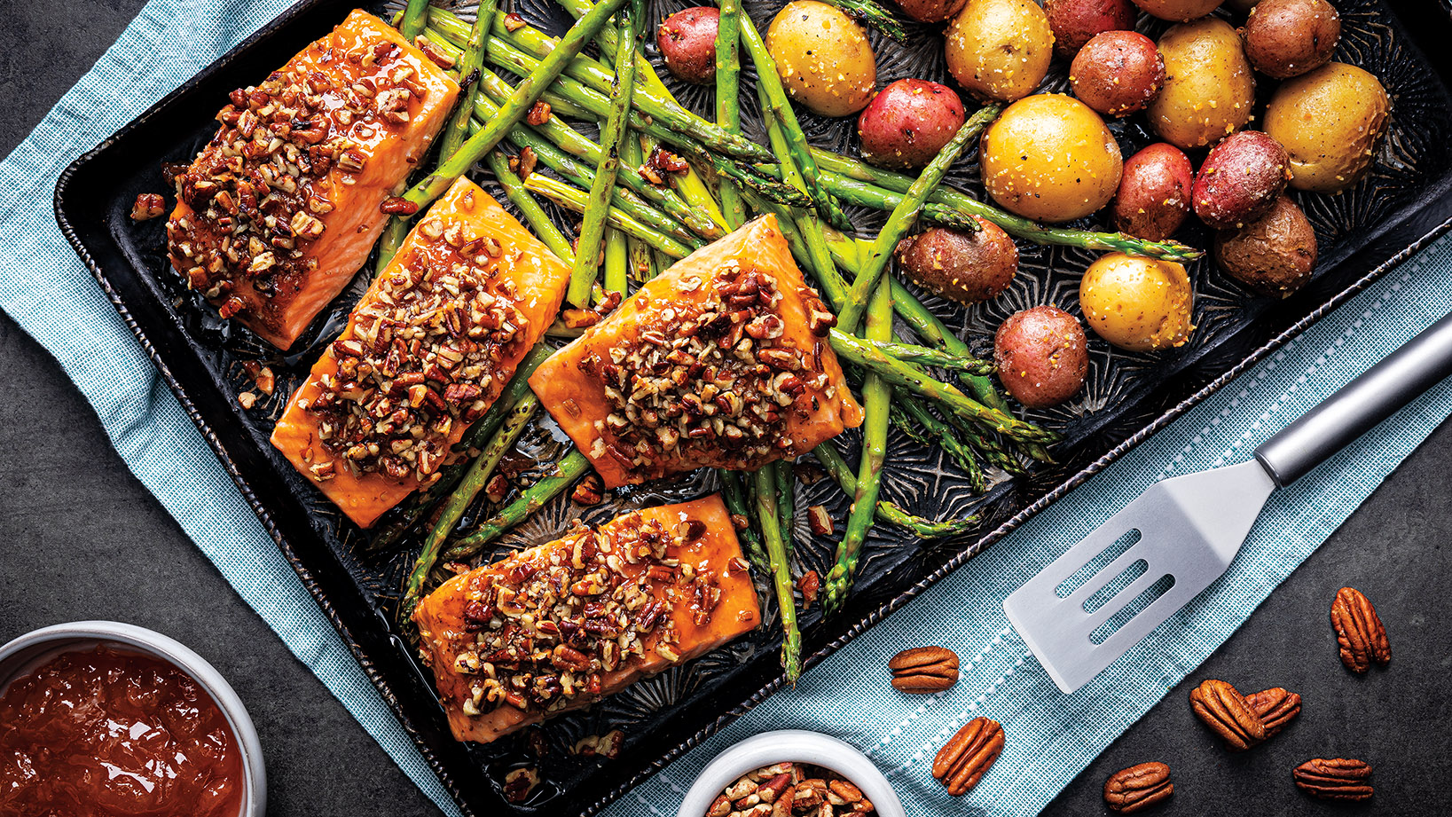 Apricot Pecan Salmon