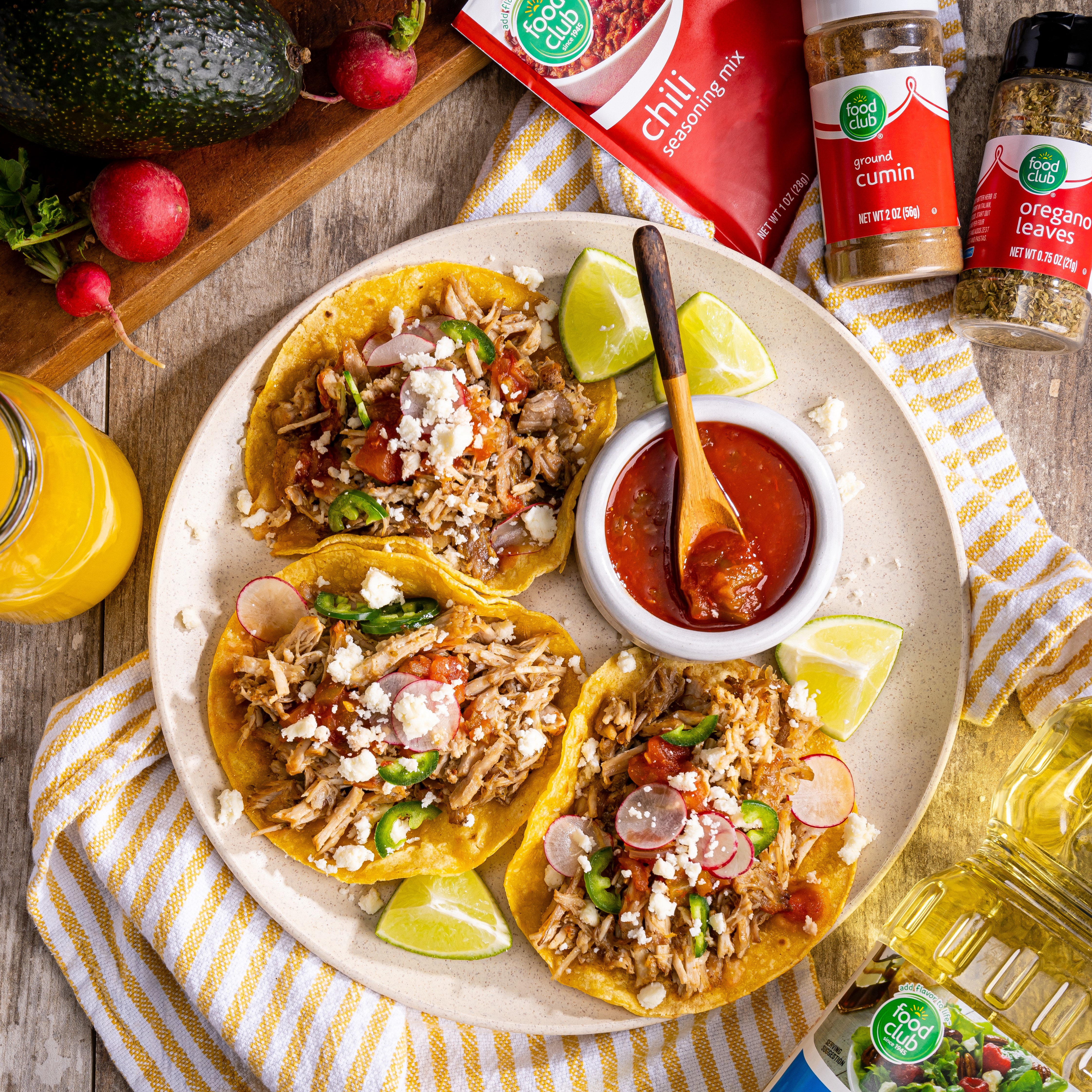 Instant Pot Pork Loin Carnitas Tacos