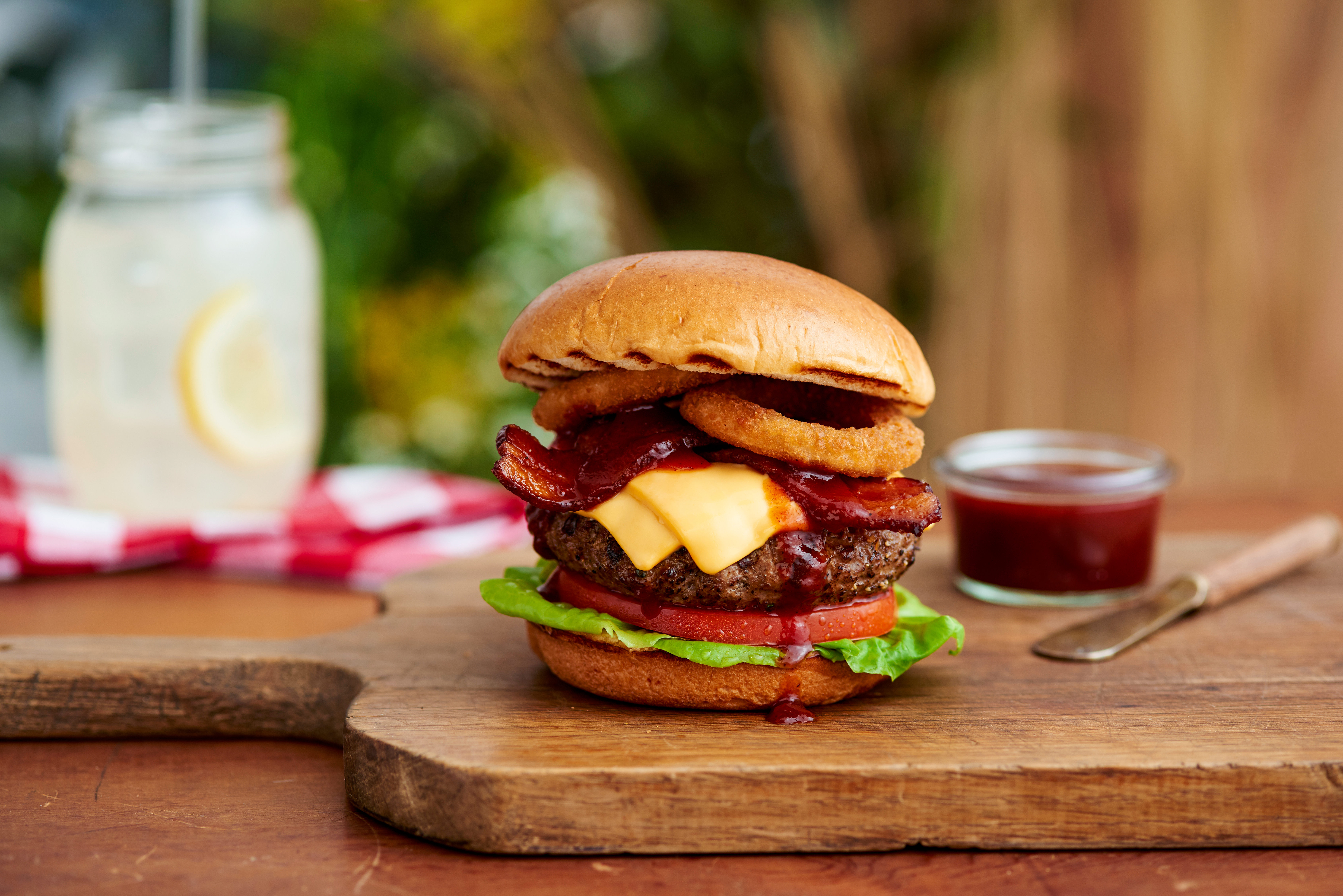 Bold Honey Barbecue Burger