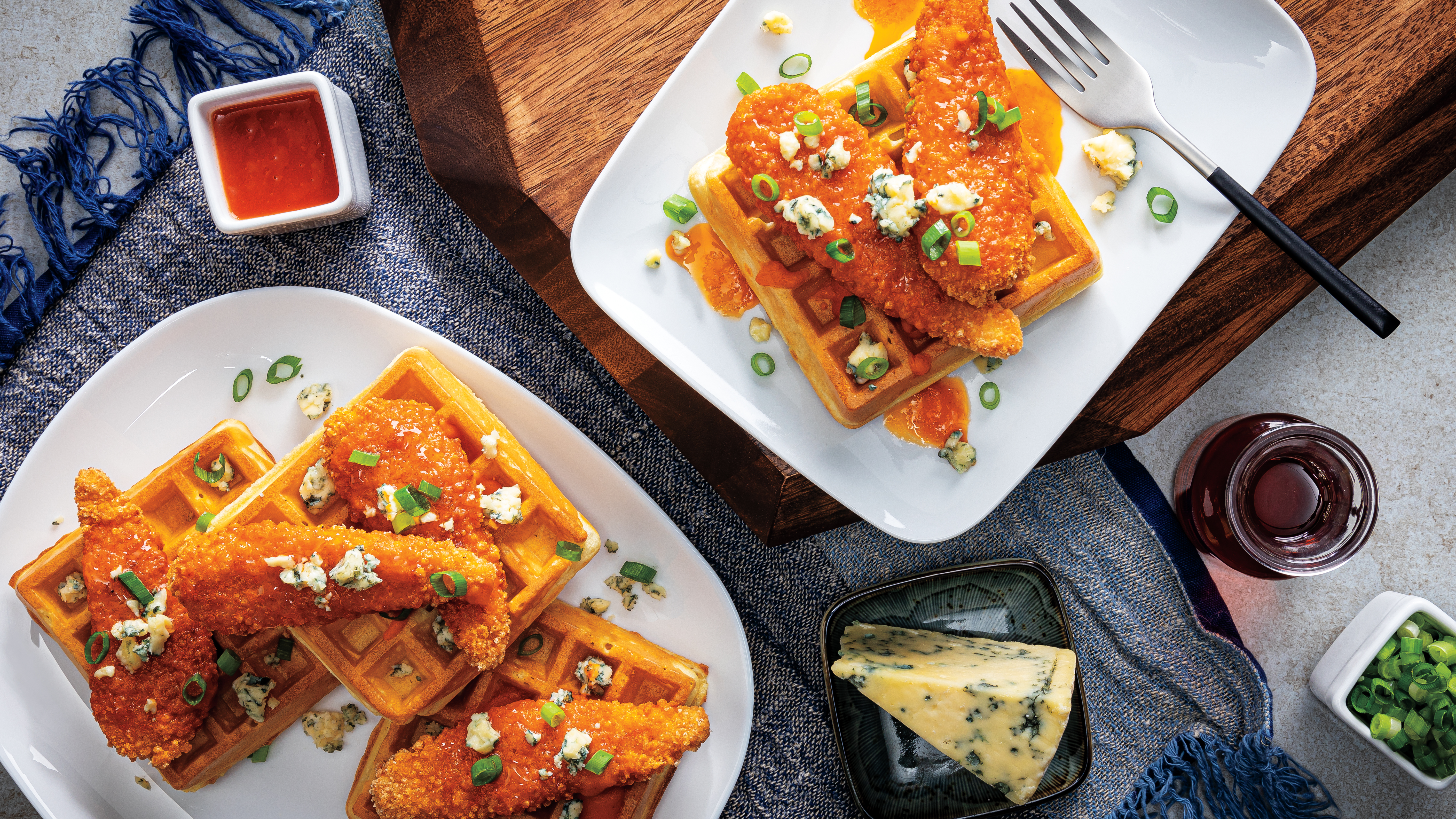 Buffalo Chicken Waffles