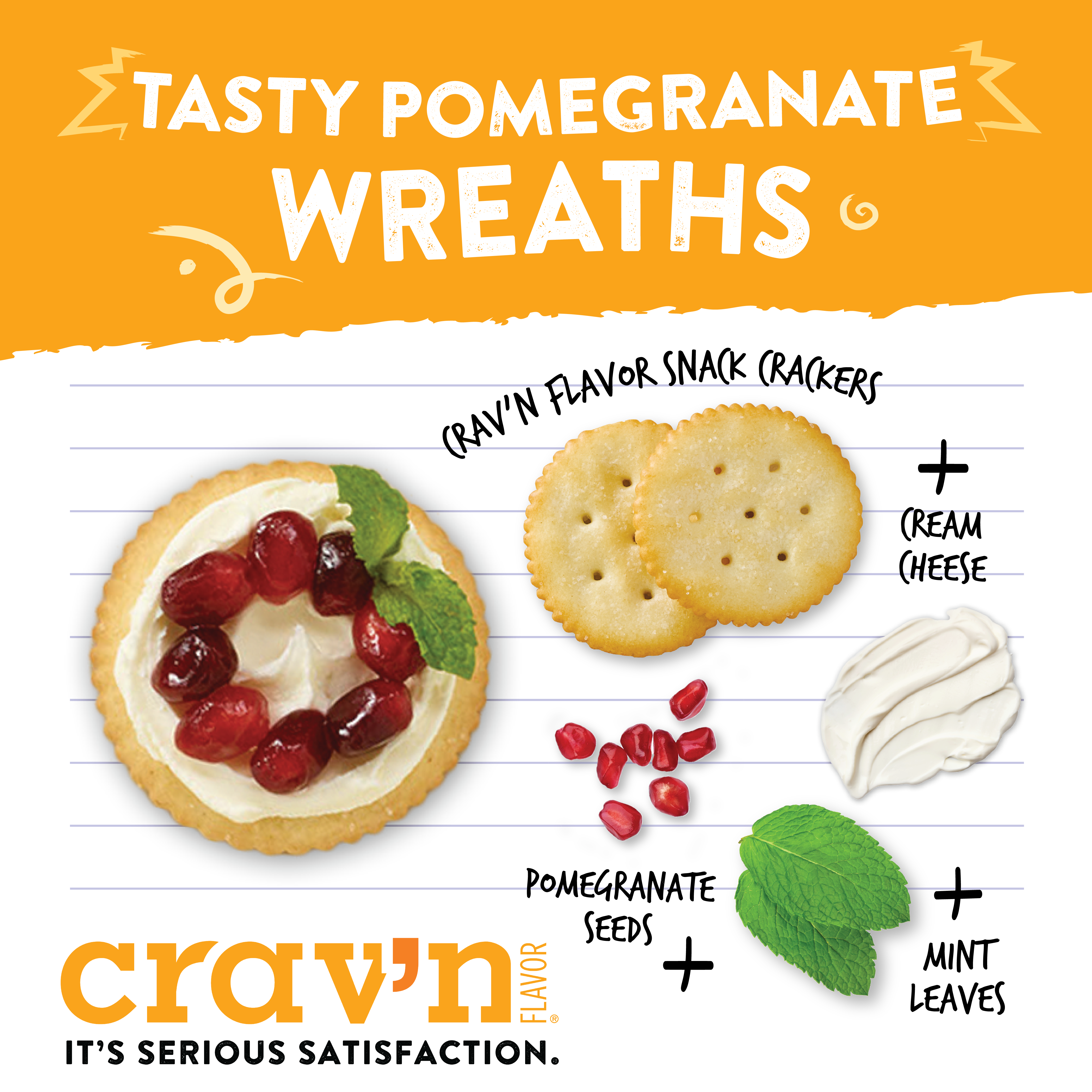 Tasty Pomegranate Wreaths