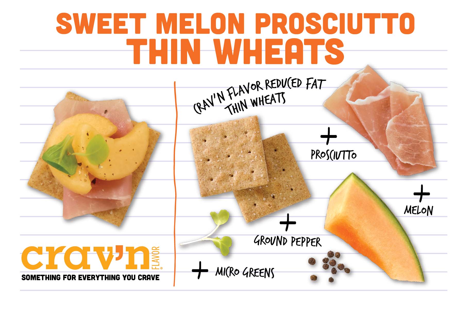 Sweet Melon Prosciutto Thin Wheats