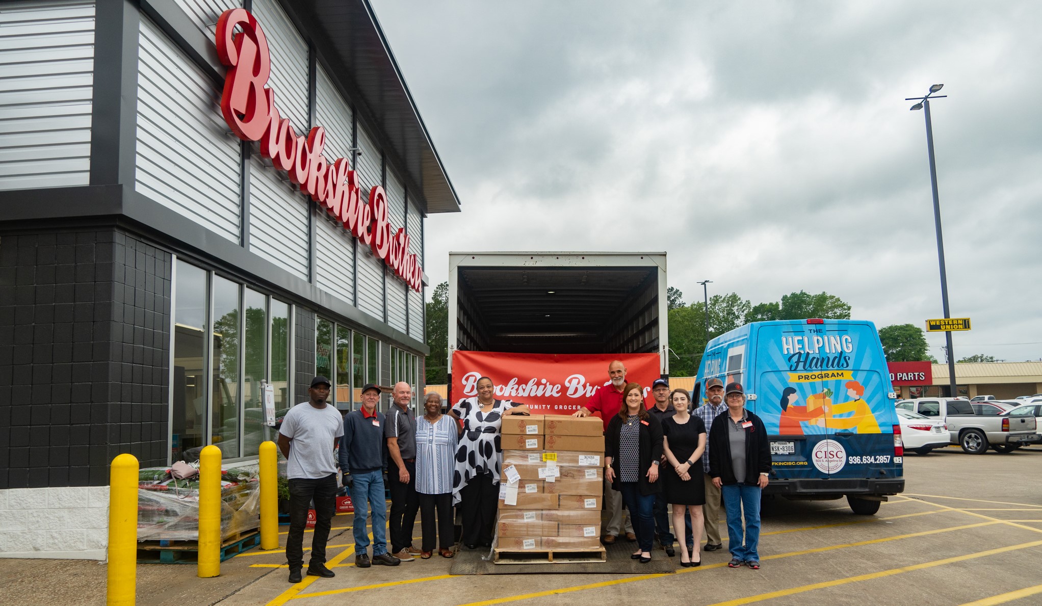 Brookshire Brothers Ham Donation