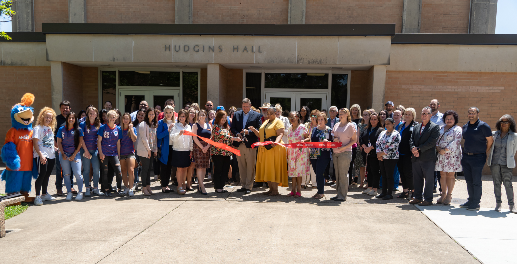 Group Photo Ribbon Cutting