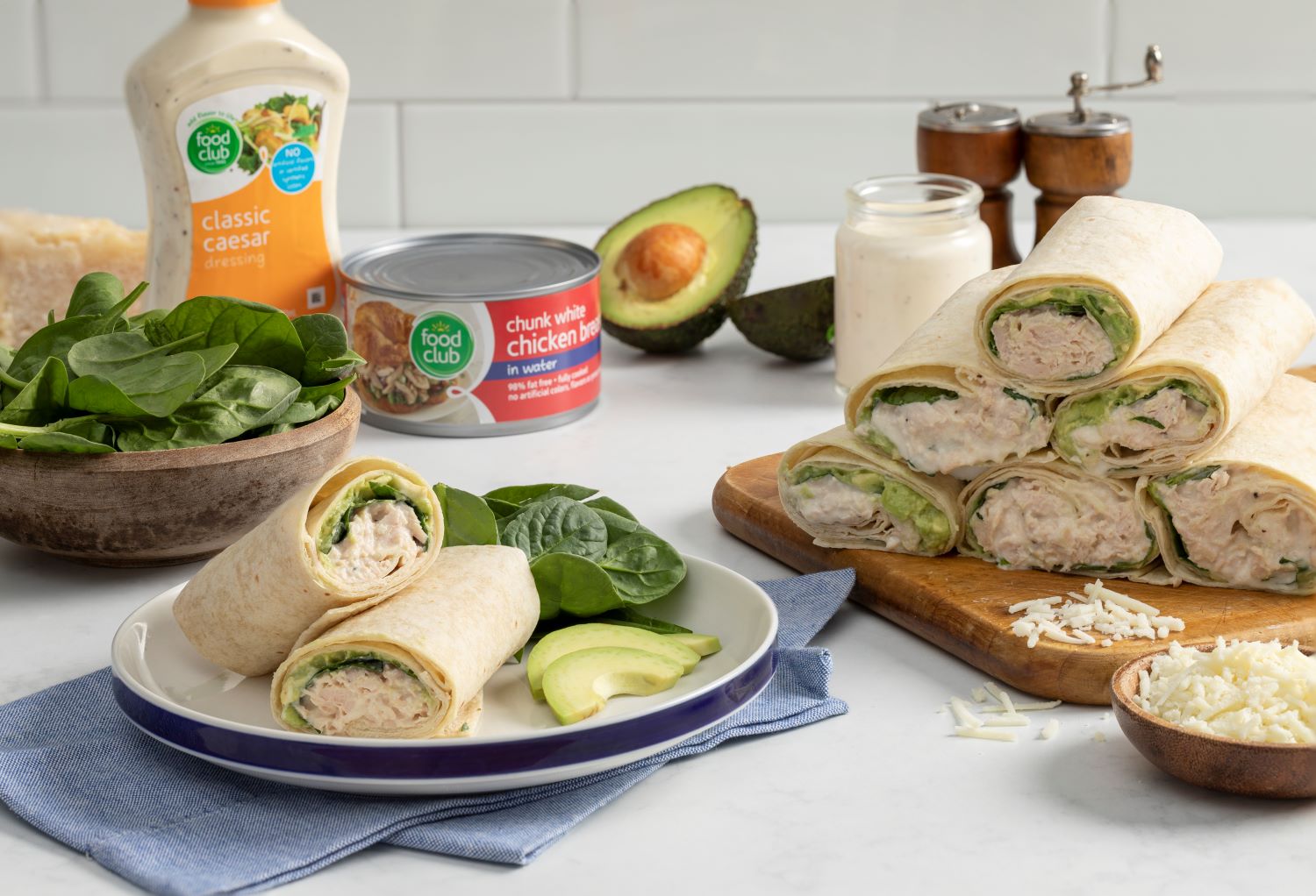 Chicken Caeser Wraps