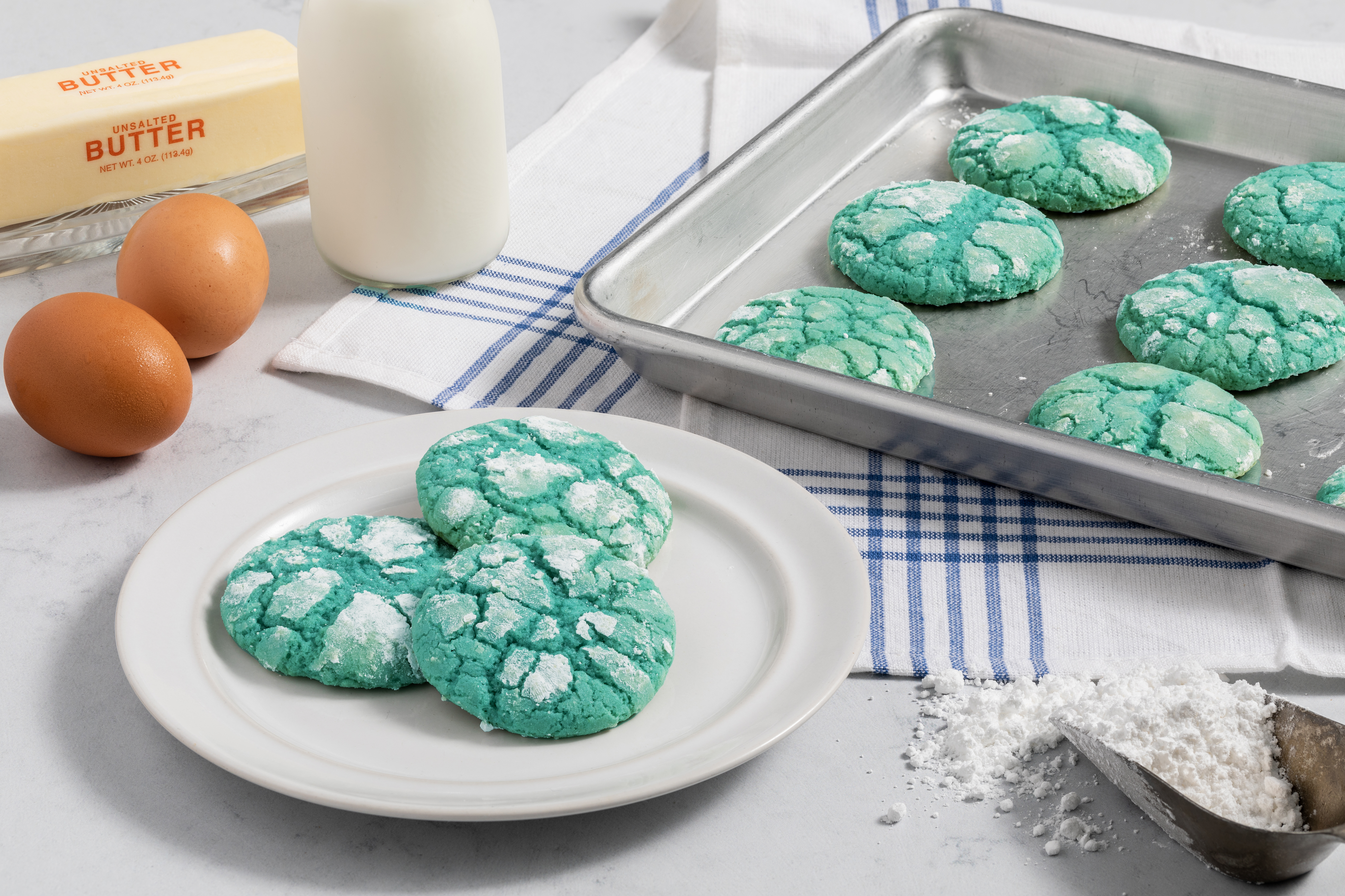 Holiday Crinkle Cookies