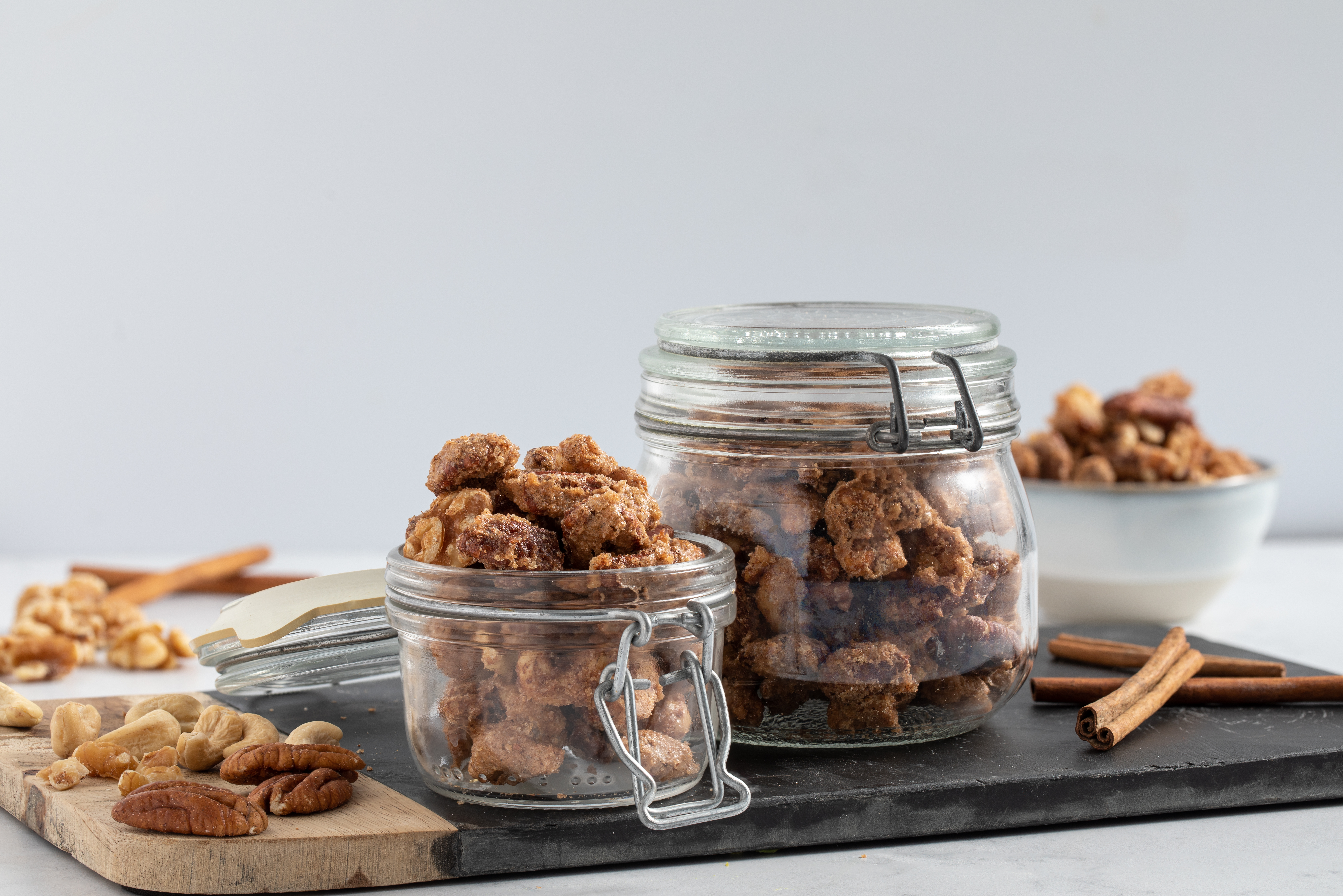 Cinnamon Vanilla Brown Sugar Spiced Nuts