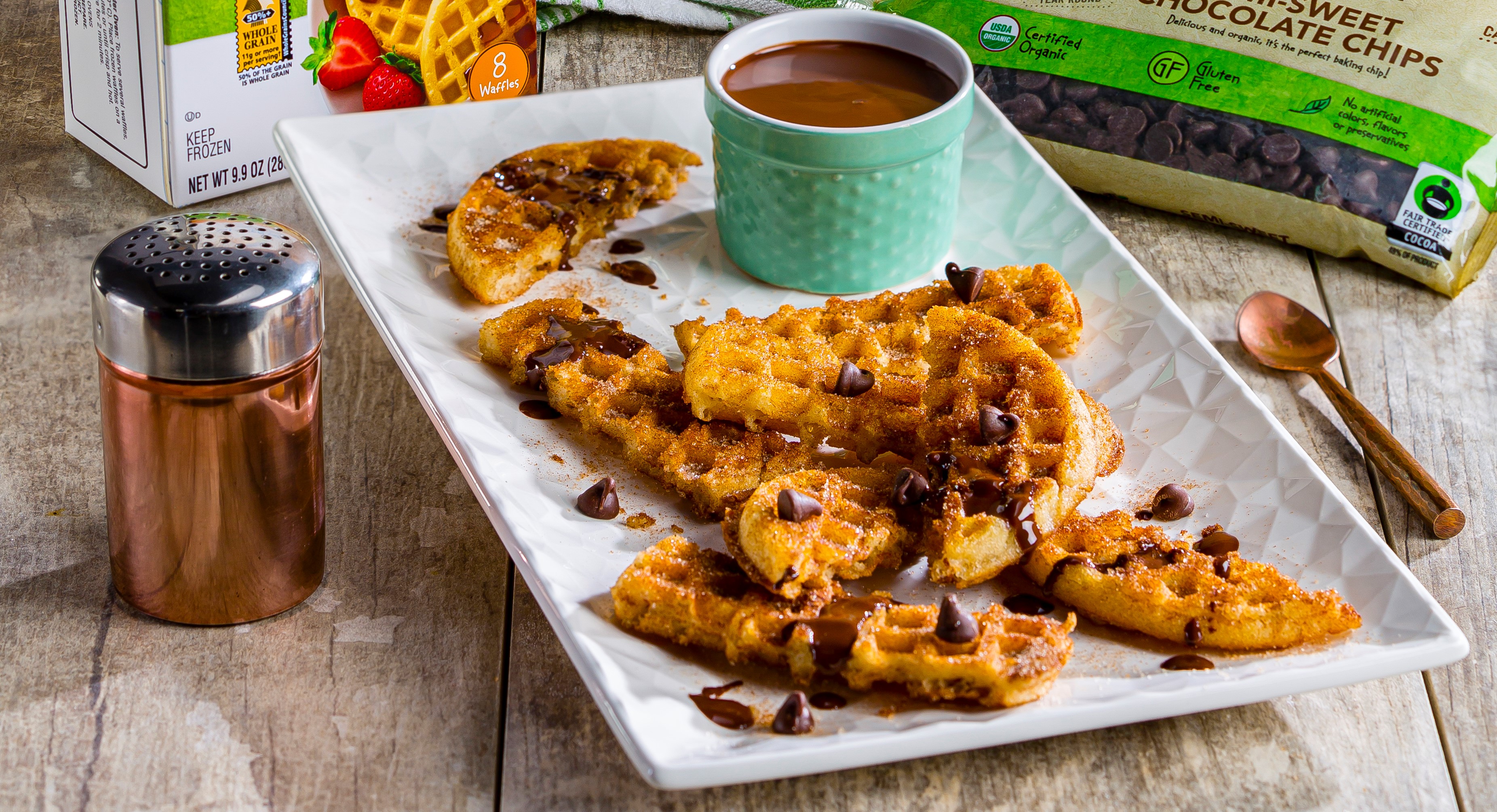 Gluten Free Churro Waffles