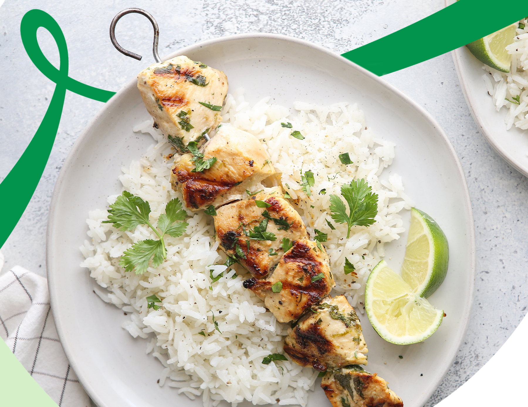 Cilantro Chicken Kabobs