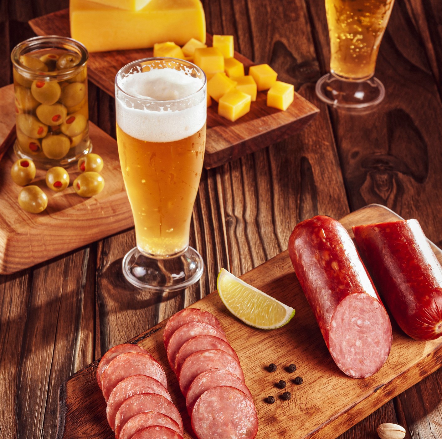 Salami & Beer