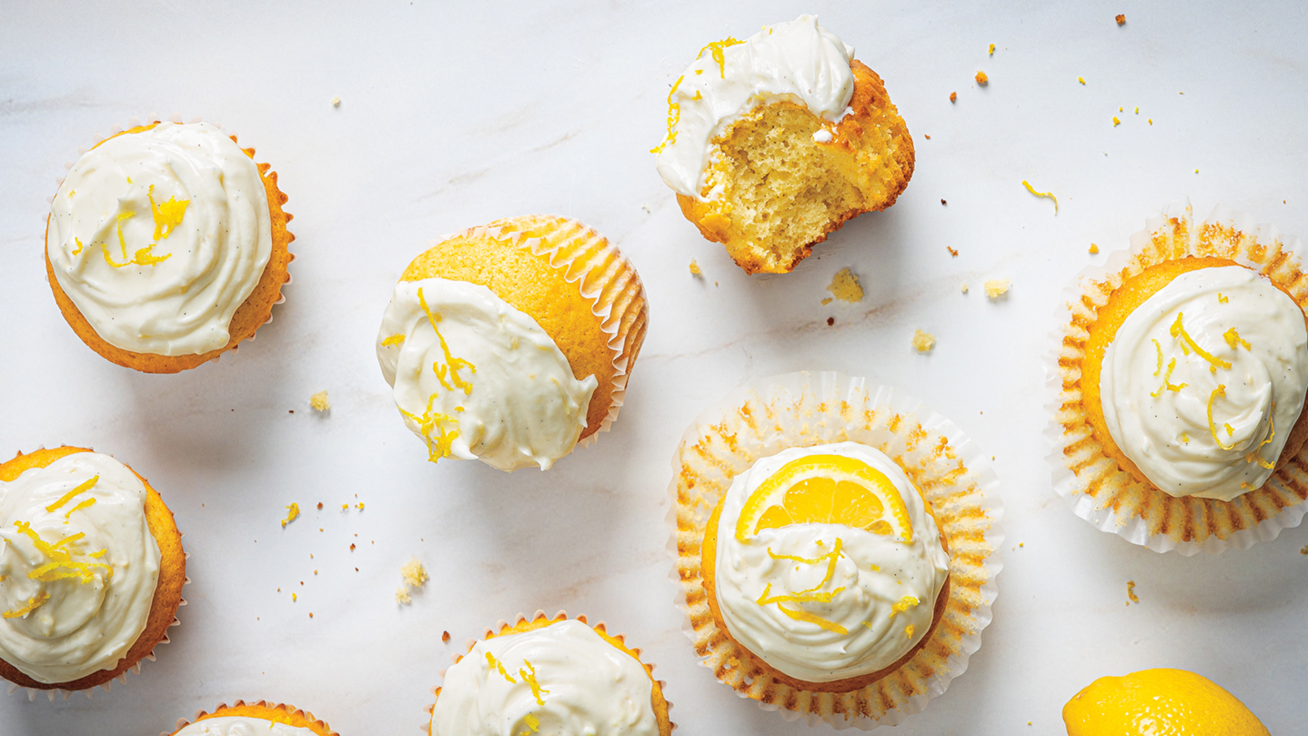 Lemon Burst Cupcakes