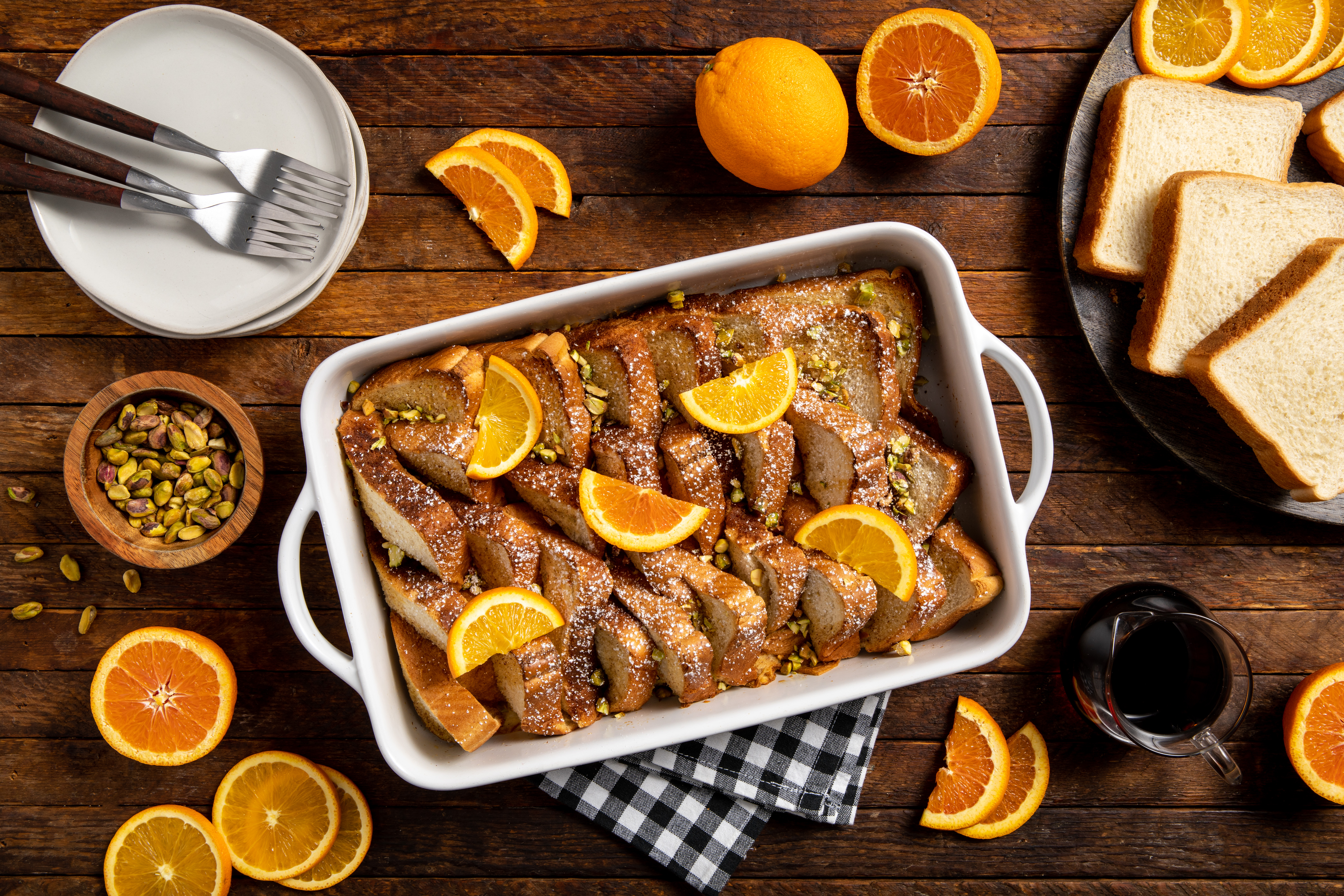 Orange Maple French Toast Casserole