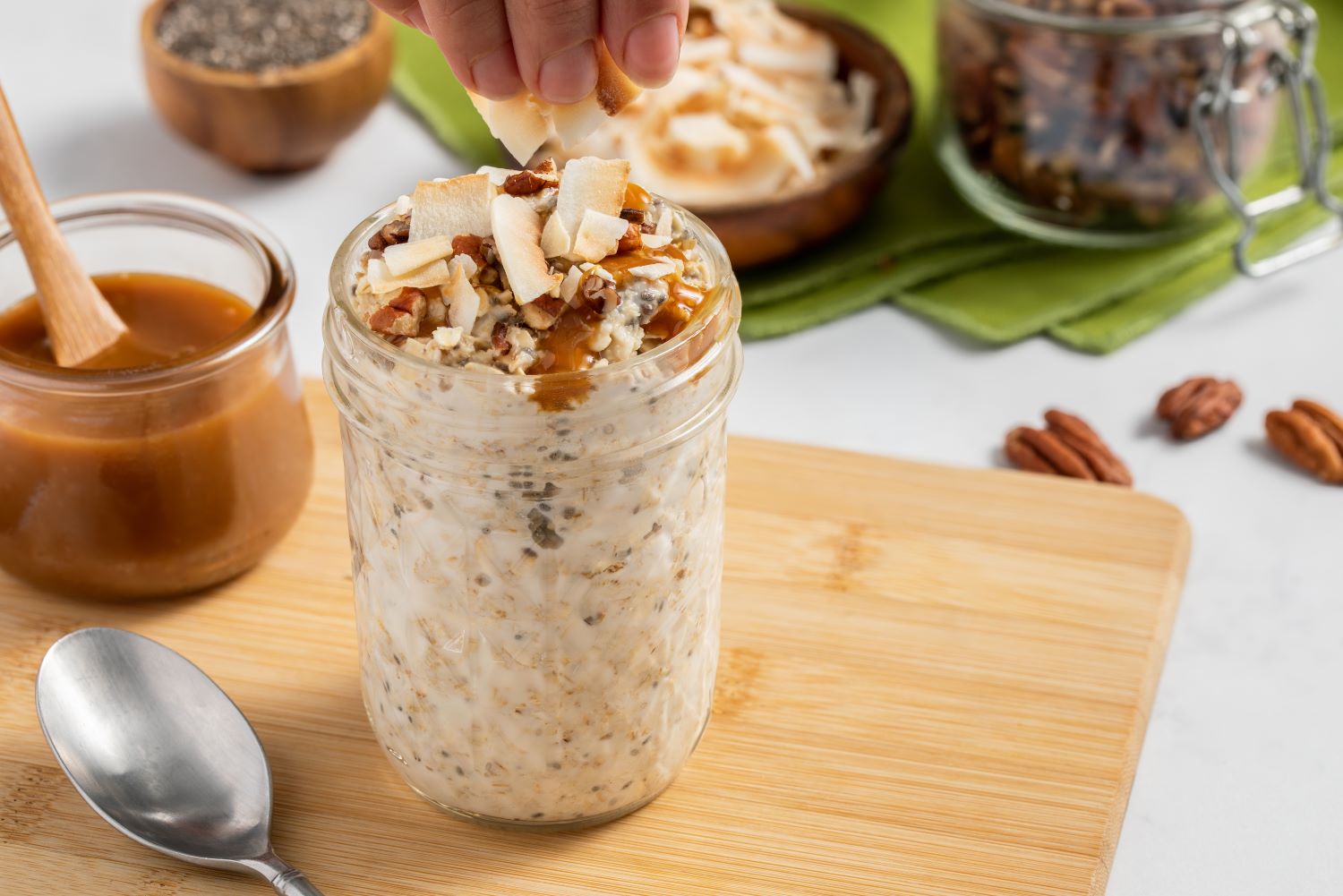 Salted Caramel Overnight Oats