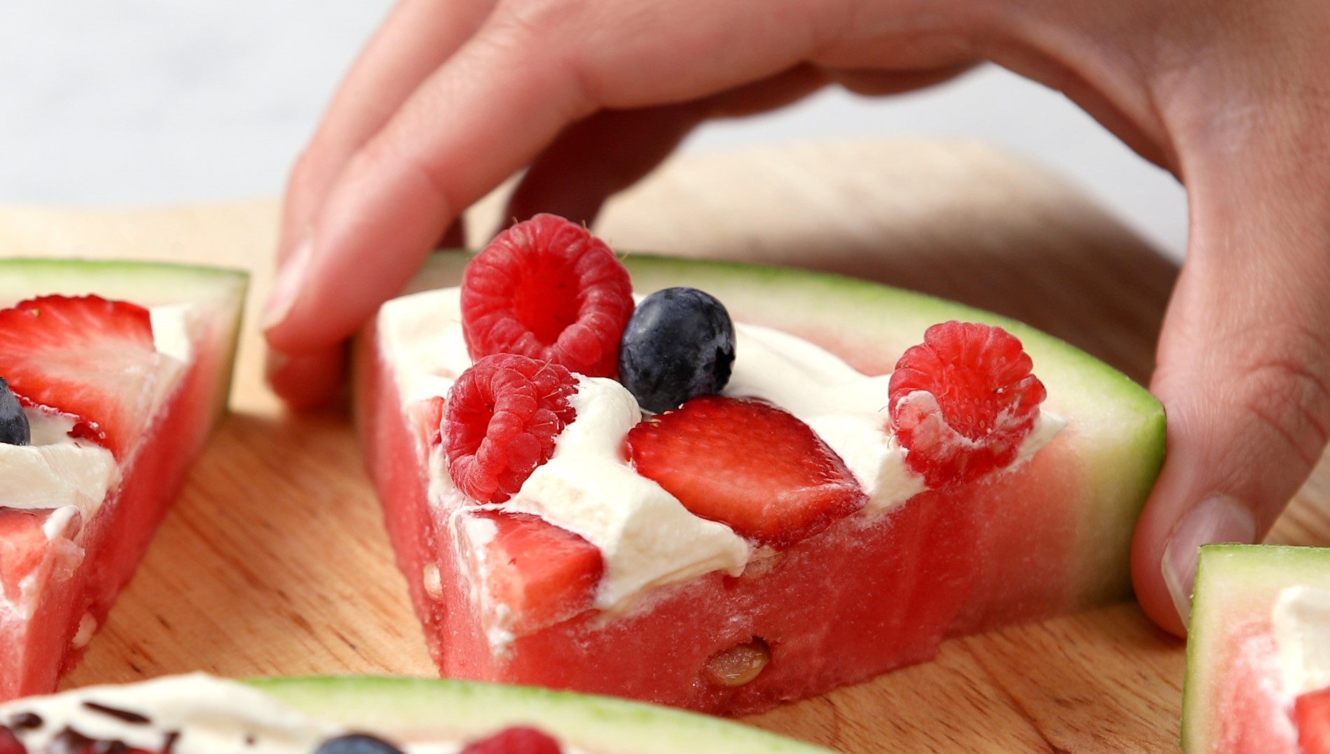 Watermelon Dessert Pizza